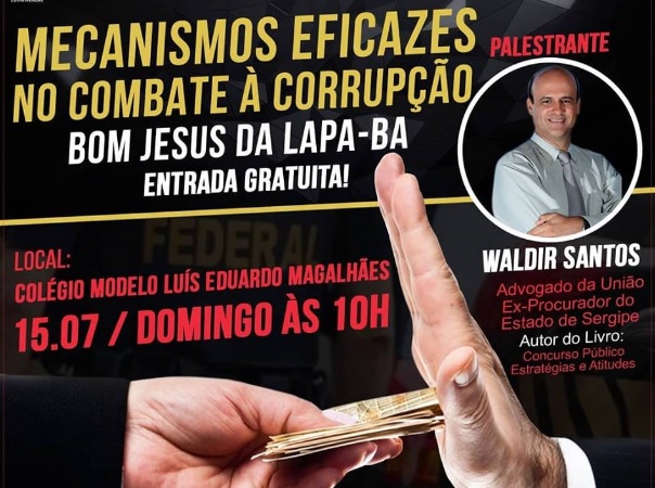 Advogado Da União Profere Palestra Sobre Combate à Corrupção Em Bom ...